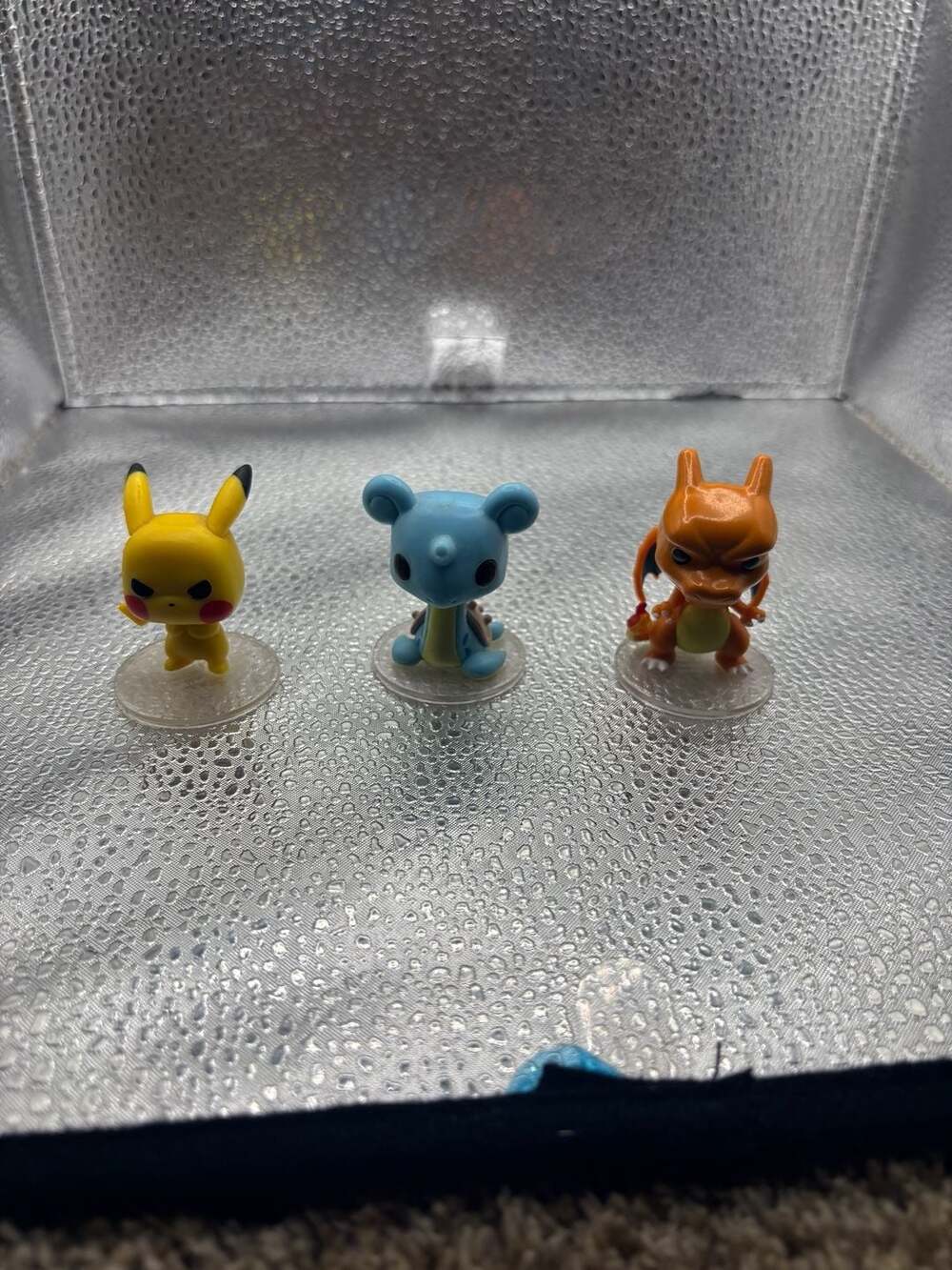 Funko Pocket Pop! Pokemon Pikachu, Squirtle, and Charizard Mini Figures Set